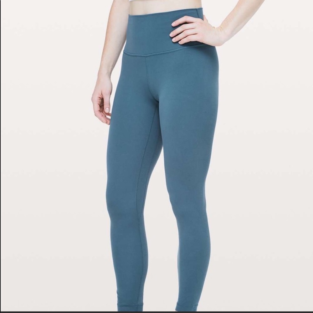 Lululemon Petrol Blue Align II 7/8 Leggings Size 4
